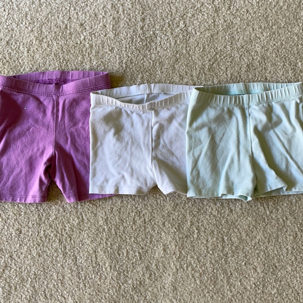 Toddler girl short biker shorts set 2t